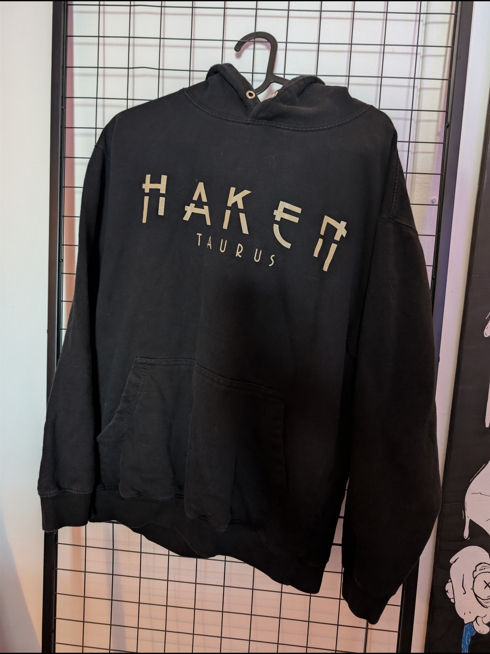 HAKEN Taurus Black Graphic Hoodie